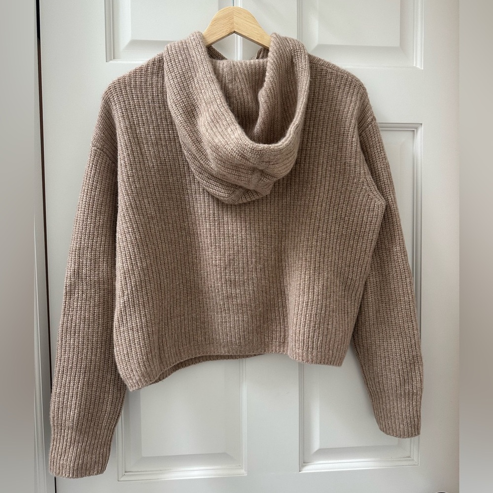 Quince Mongolian Cashmere Fisherman Hoodie - Picture 4 of 7